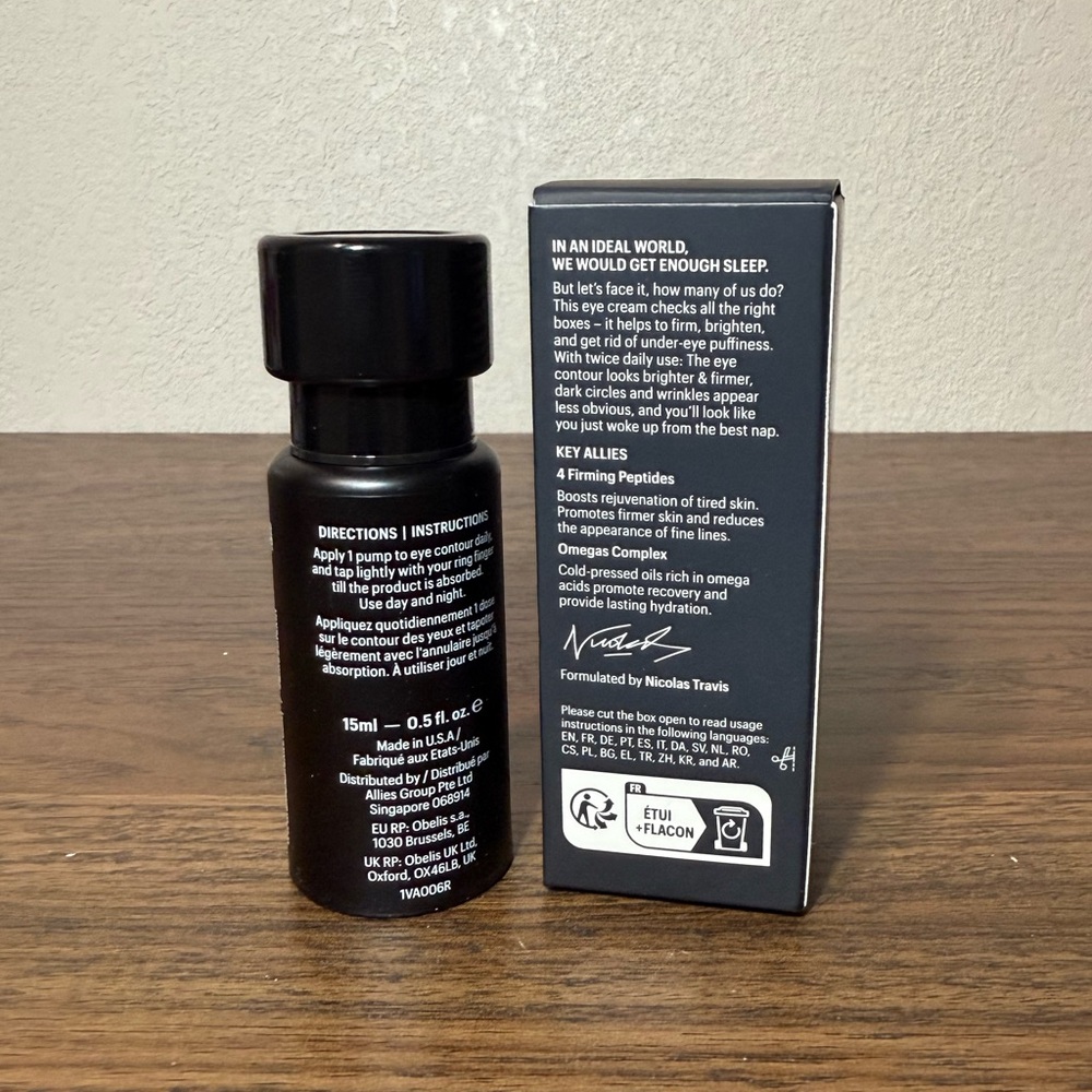 Allies of Skin Peptides Omegas Firming Eye Cream 15 ml. - Picture 7 of 9
